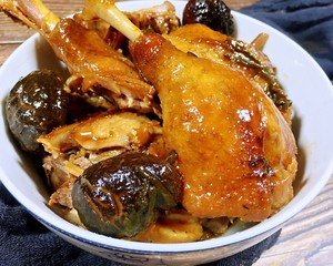 The practice measure of the duck of oily stew of · Xianggu mushroom that the adult on the mother loves most 13