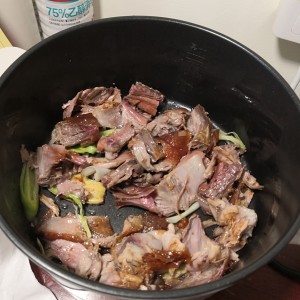 The practice measure of pannikin of dormitory of duck wearing soup 2