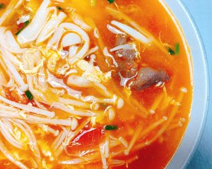 繊細さ9を超えるトマトの脂肪牛の細菌のキノコのスープの実践対策