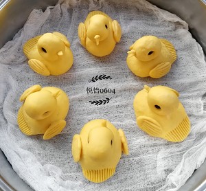 The practice measure of duckling steamed bread 14