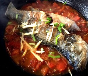 The practice measure of tomato fish 8