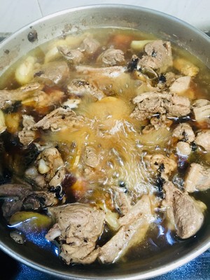 The practice measure of duck of stew of Chi of beans of sweet garlic of simple easy begin 5