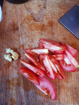 The practice measure of soup of egg of dawdle of gigantic delicious tomato 1