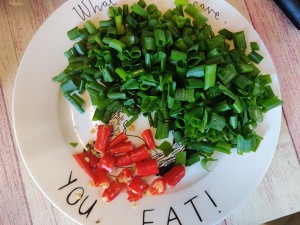 The practice step that achieves duck of eggplant of braise in soy sauce oneself 6