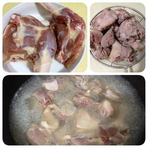 The practice measure of potato duck 1