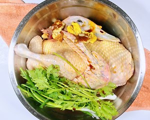 The practice measure of the duck of oily stew of · Xianggu mushroom that the adult on the mother loves most 3