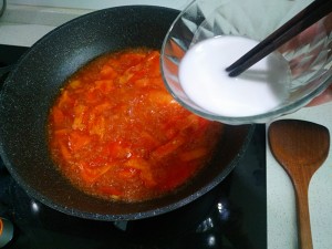 The practice measure that drinks the tomato boiling water that cannot forget 4