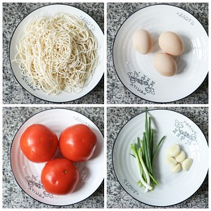 The practice measure of tomato egg face 1