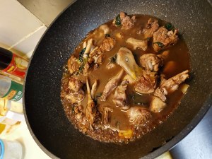 The practice measure of duck of purple perilla stew 9