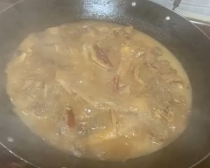 Edition of the daily life of a family child the practice measure of ginger stew duck 3
