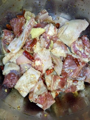 The practice measure of duck stew potato 2