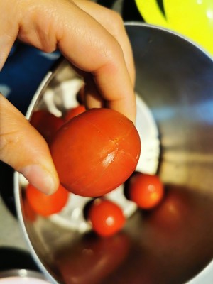 Exceed delicate and the practice measure of the tomato of cherry of sweet-and-sour be soiled that EASY makes 1