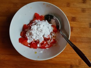 Dish of confidential of baking pan of old Zheng home appliance -- the practice measure of tomato egg pizza 4