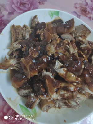 The practice measure of smoked plum duck 7