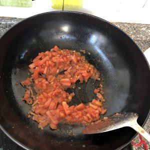 The practice measure of tomato egg macaroni 6