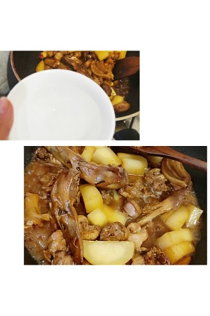 The practice measure of potato stew duck 6