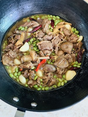 The practice measure that young soya bean burns a duck 5