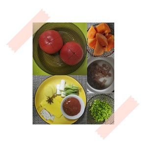The practice measure of soup of sirlon of tomato Chinese flowering quince 1