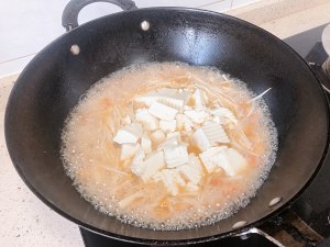 The practice measure of soup of bean curd of stay of proceedings of appetizing tomato acupuncture needle 8
