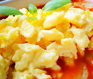 The practice measure that tomato towel gourd scrambles egg 4