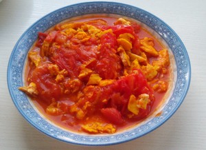 The practice measure of tomato egg 6