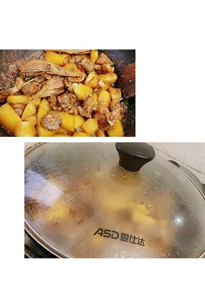 The practice measure of potato stew duck 7