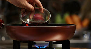 The practice measure of bosom of duck of crackling of French orange flavour 5