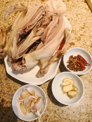 Duck of braise in soy sauce (whole) practice measure 3