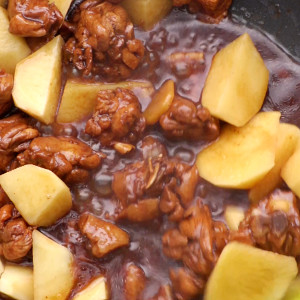 The practice measure of potato stew duck 4