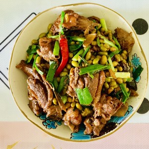 The practice measure that young soya bean burns a duck 8