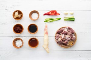 Child the practice measure of ginger stew duck 1