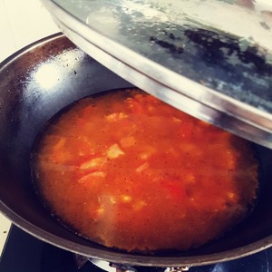 Dish of dawdler quick worker, the practice measure of tomato egg soup 9