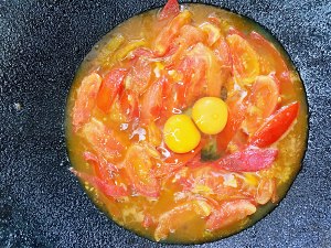 This is a practice measure that sweet · tomato scrambles egg 6