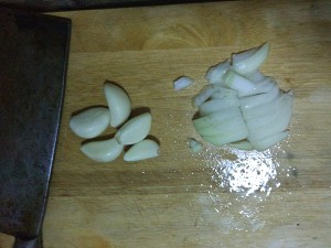 The practice measure of face of tomato & aubergine 3