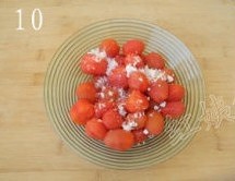 The practice measure of iced small tomato 10