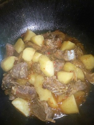 The practice measure of duck stew potato 3
