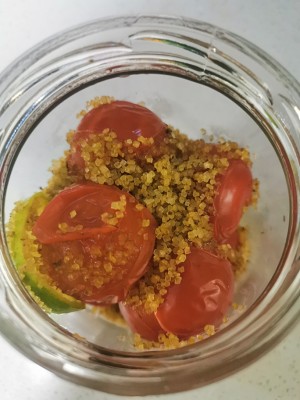 The practice measure of small tomato of candy sweet-scented osmanthus 3