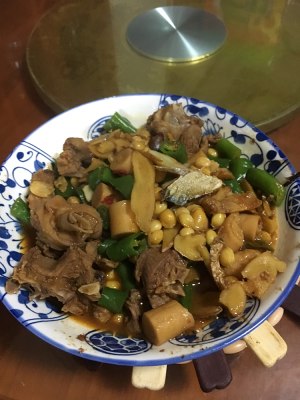 The practice measure of duck of soya bean stew 4