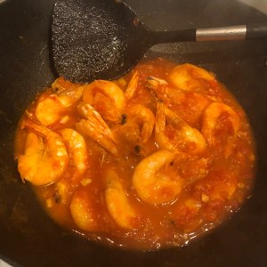 Shrimp of tomato oily stew (exceed go with rice) practice measure 7