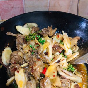 Ginger explodes the practice measure of duck of Chinese prickly ash 5