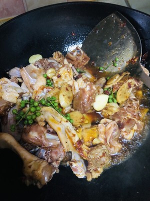 Ginger explodes the practice measure of duck of Chinese prickly ash 4