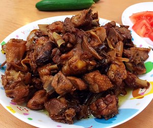 Suck points to child the practice measure of ginger stew duck 3