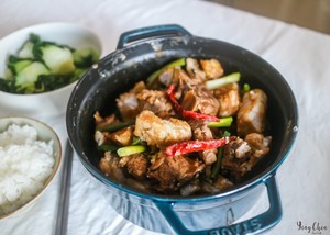 The practice measure of taro stew duck 8