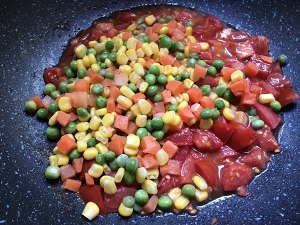 （脂肪を減らすための食事）ハッチアートXiaobai、0難易度さいの目に切った肉の測定 of tomato hodgepodge drumstick 4 