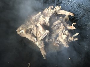 The practice measure of clavicle of pot-stewed fowl duck 9