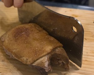 The practice measure of the duck of smoked plum stew that boil 9