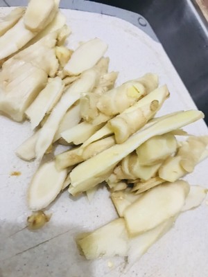 The practice measure of Bao of duck of young ginger stew 3