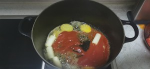 The practice measure of soup of sirlon of tomato Chinese flowering quince 6