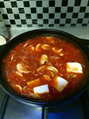 The practice measure of fish of benefit of dragon of tomato boiler acerbity soup 8