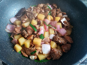 The practice measure of potato beer duck 12